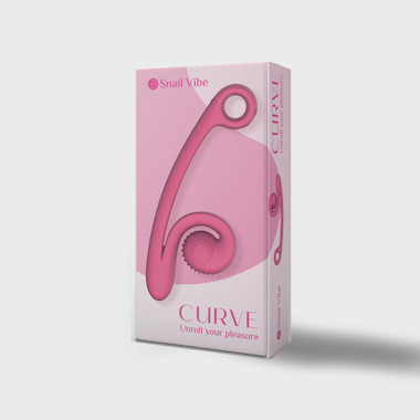 Snail Vibe Curve Duo Vibrator - Pink - EasyToys Snail Vibe Curve Duo Vibrator - Pink - EasyToys