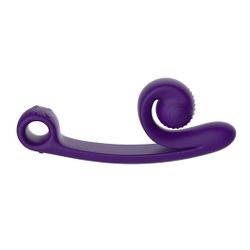 Podwójny Wibrator Snail Vibe Curve - Fioletowy