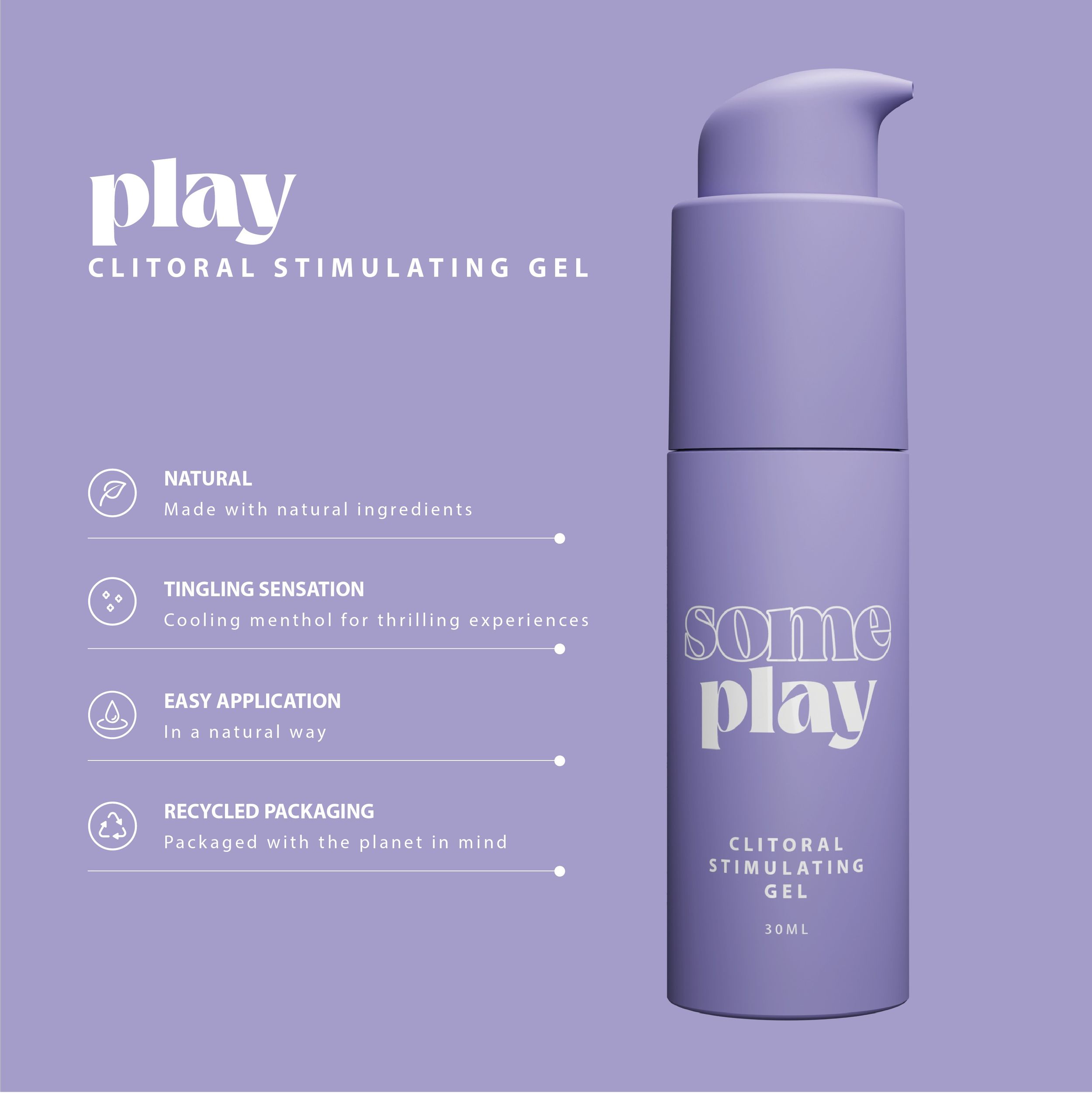 SOME PLAY - Clitoral Stimulating Gel - 30 ml - EasyToys