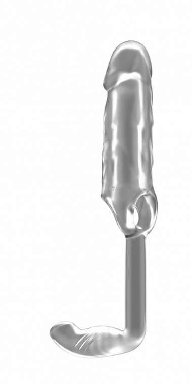 Nr. 38 - Penis Verlngerung rmel und Plug - Transparent - EasyToys