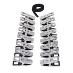 Sportsheets - Edge Body Zipper Clothes Pins - Zilver