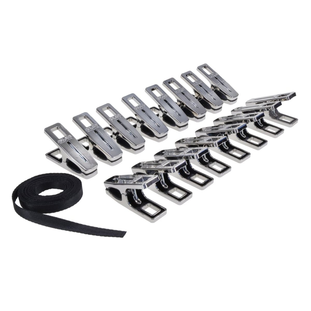 Sportsheets - Edge Body Zipper Clothes Pins - Zilver