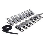 Sportsheets - Edge Body Zipper Clothes Pins - Zilver