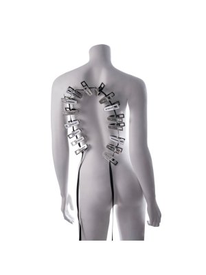 Sportsheets - Edge Body Zipper Clothes Pins - Zilver