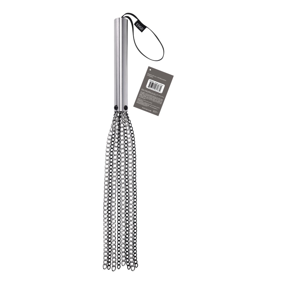 Sportsheets - Edge Chain Flogger - Zwart