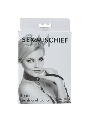 Sportsheets - Sex & Mischief Black Leash & Collar