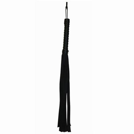 Sportsheets - Sex & Mischief Black Faux Leather Flogger Sportsheets - Sex & Mischief Black Faux Leather Flogger