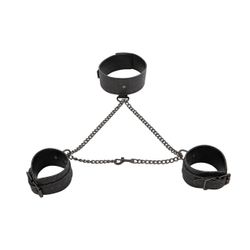Sportsheets - Sex & Mischief Shadow Sparkle Collar and Cuff Set