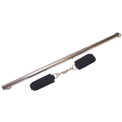 Sportsheets - Expandable Spreader Bar & Cuffs Set Sportsheets - Expandable Spreader Bar & Cuffs Set