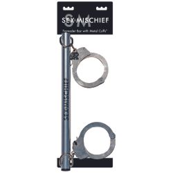 Sportsheets - Sex & Mischief Spreader Bar with Metal Cuffs