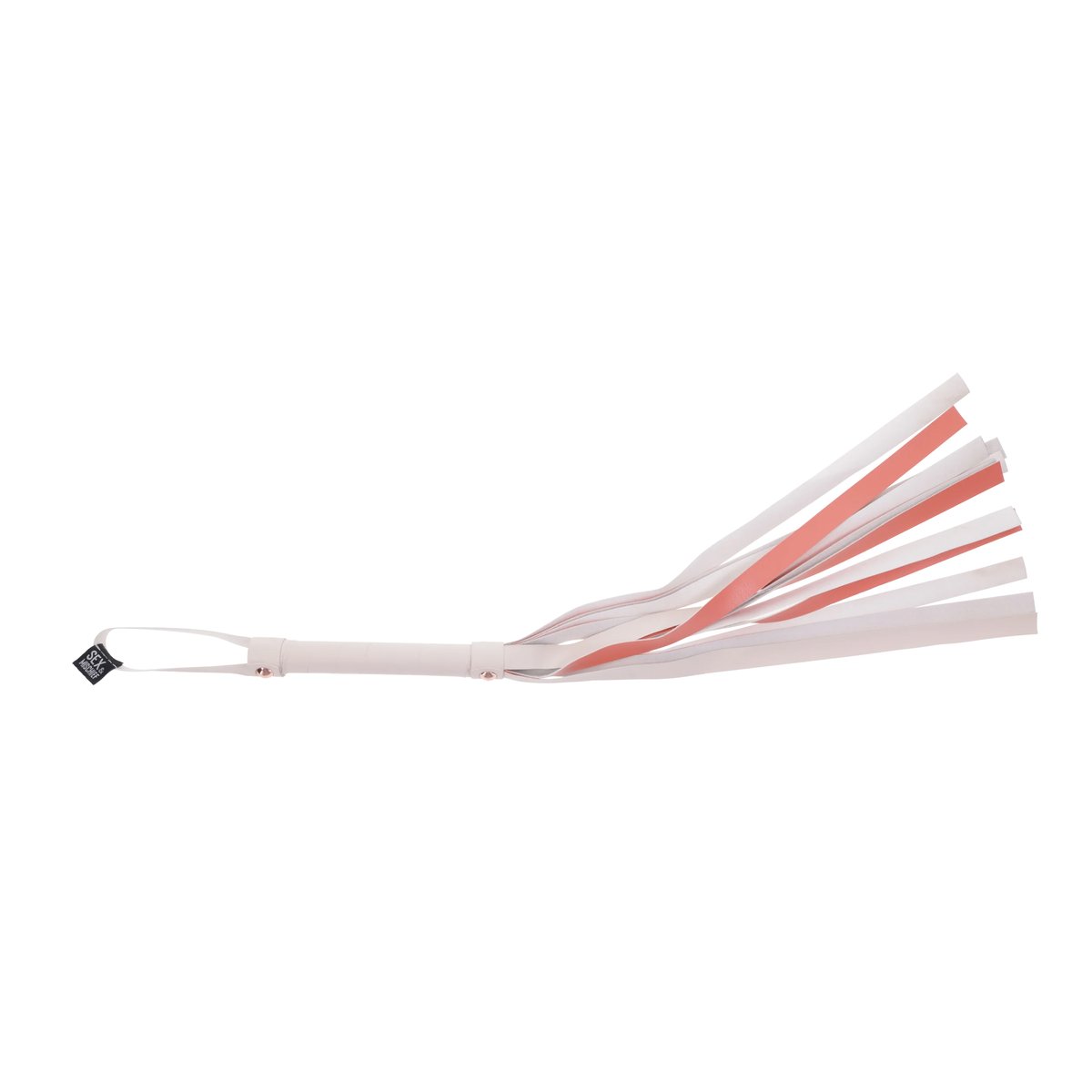 Sportsheets – S&M Peaches ‘n CreaMe Gestreepte Flogger – Cream & Orange
