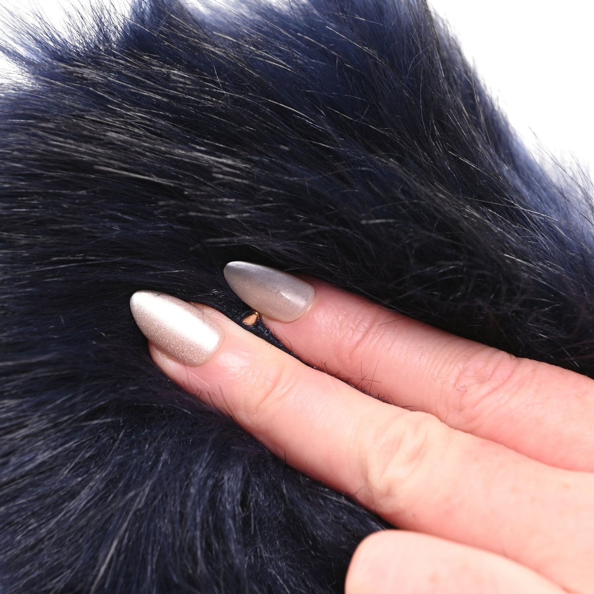 Sportsheets - Cougar Spiked Sensory Handschoen - Blauw