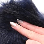 Sportsheets - Cougar Spiked Sensory Handschoen - Blauw