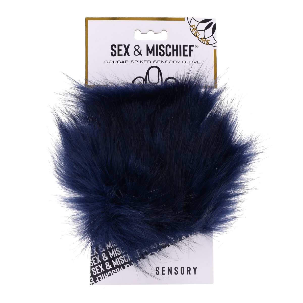 Sportsheets - Cougar Spiked Sensory Handschoen - Blauw