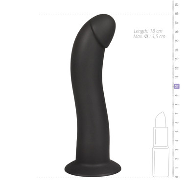 Onyx Vibrating Silicone G-Spot Dildo - EasyToys