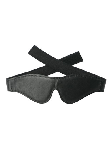 Fur Lined Real Leather Blindfold