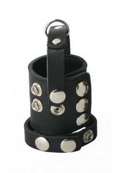 Bracelet en cuir et séparateur de testicules Strict Leather