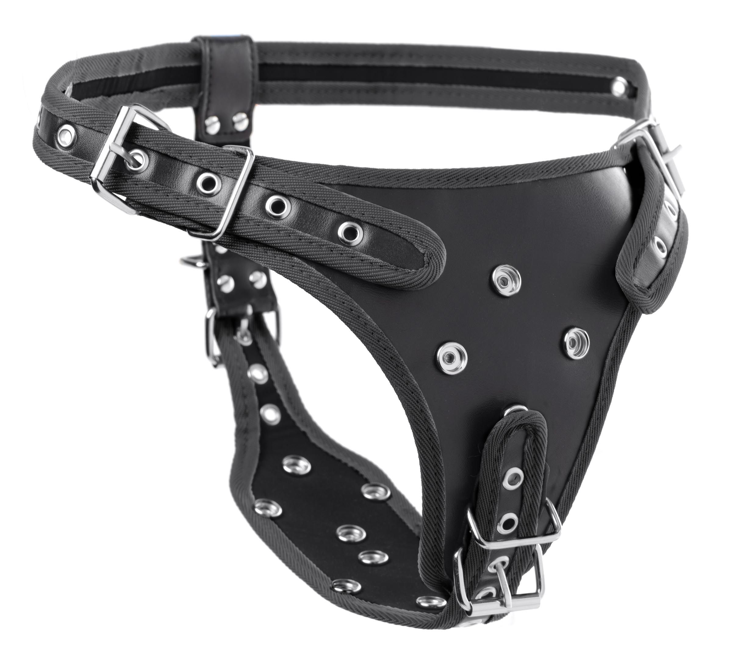Double Penetration Strap On Harnas - Zwart - Afbeelding 2
