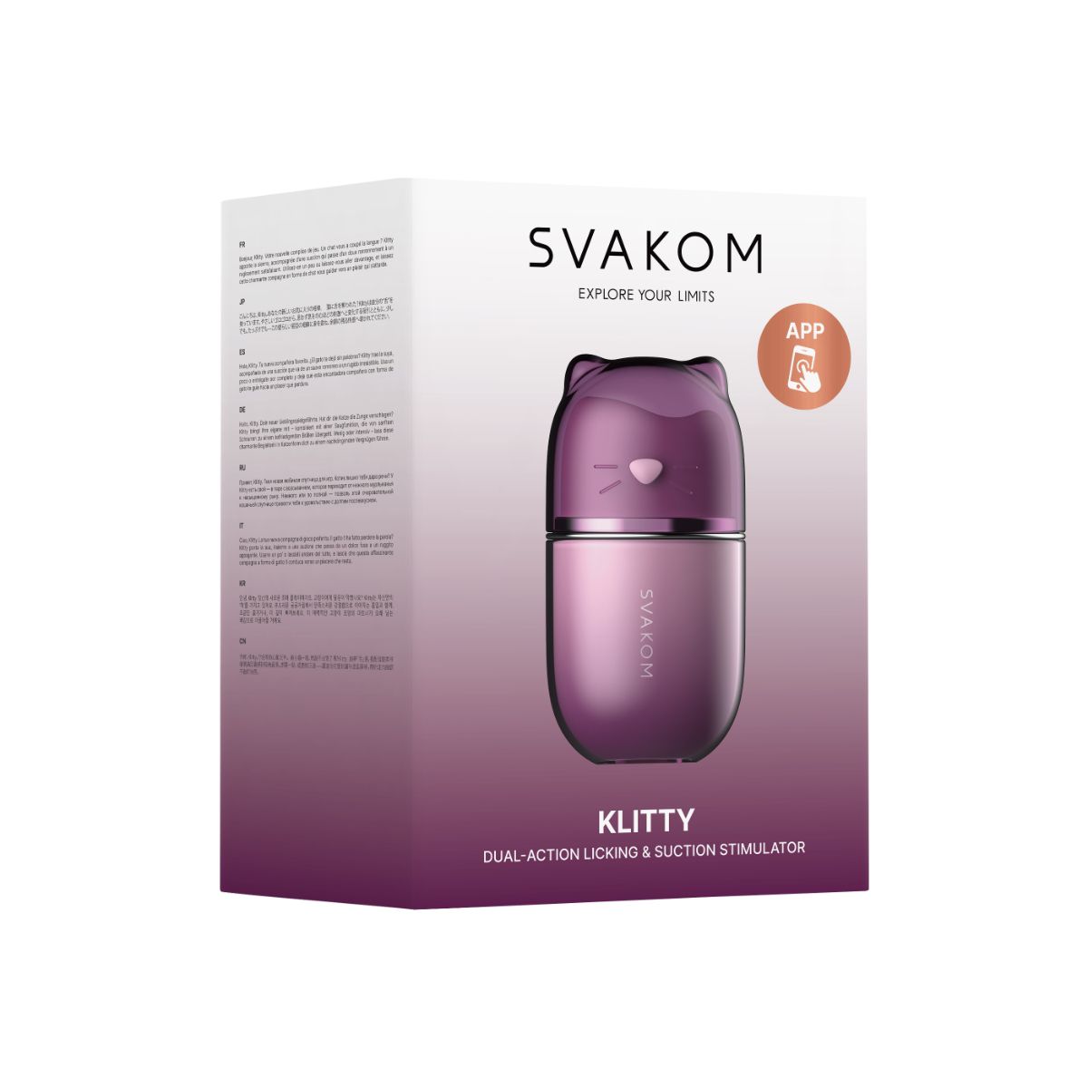 SVAKOM - Klitty Clitorisstimulator - Dusty Lavender - Afbeelding 8
