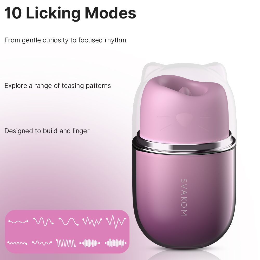 SVAKOM - Klitty Clitorisstimulator - Dusty Lavender - Afbeelding 3