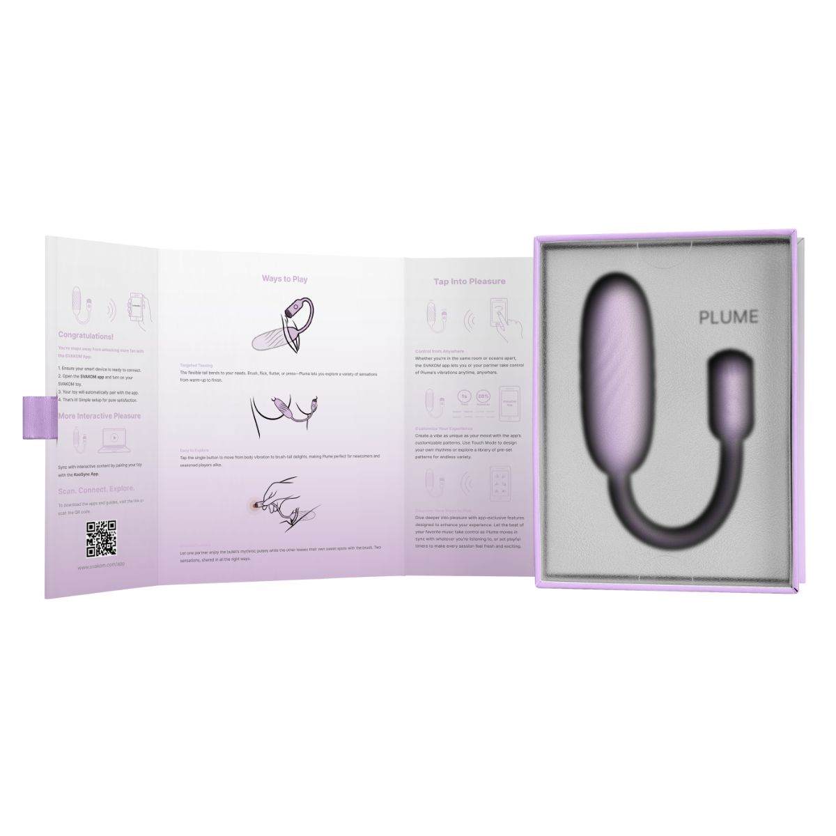 SVAKOM - Plume Vibrator - Pastel Lilac - Afbeelding 6
