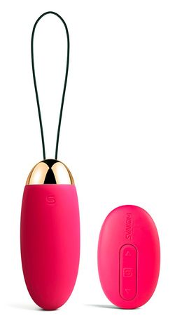 Svakom - Elva Vibrating Egg Plum Red