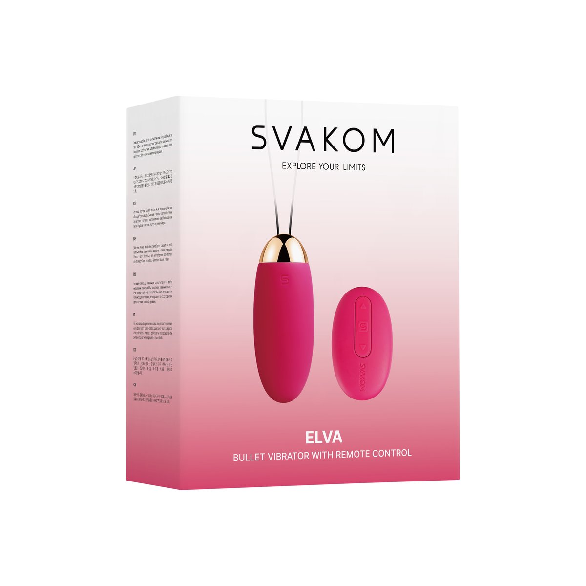 SVAKOM - Elva Vibratie Eitje met Afstandsbediening - Roze