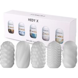 SVAKOM - Masturbateur Hedy X - Textures mixtes - 5 unités