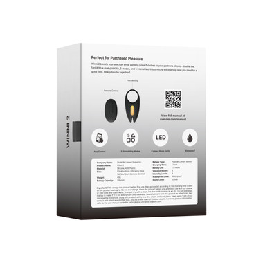 SVAKOM - Winni 2 App Controlled Penis Ring - Pabo