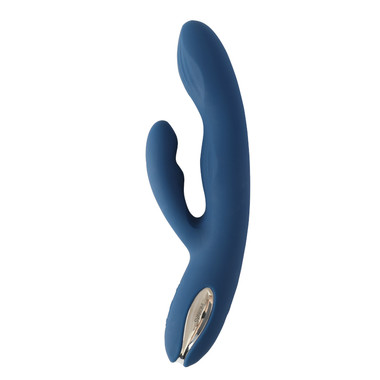 Svakom - Aylin Leistungsstarke pulsierende Dual-Head-Vibrator - Dunkelblau 