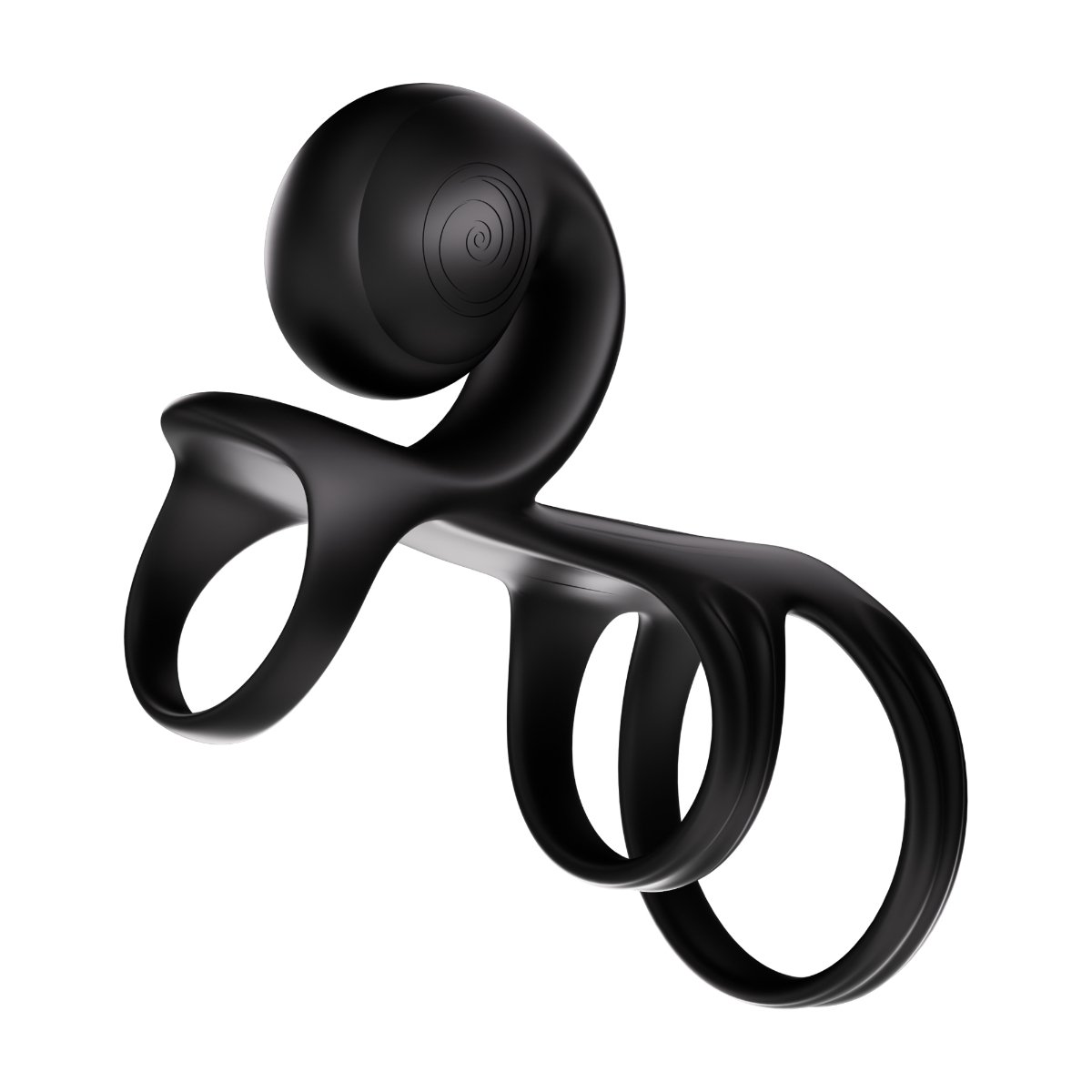 SVibe - Jovi Arc Couples Ring - Zwart SVibe - Jovi Arc Couples Ring - Zwart