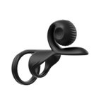 SVibe - Snail JOVI Koppel Ring - Zwart