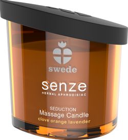 Swede - Senze Seduction Massage Candle Clove Orange Lavender 50 ml