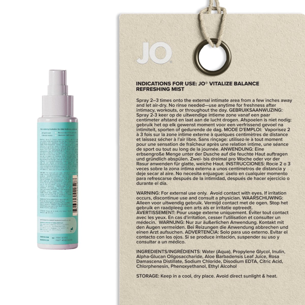 JO - Vitalize Balance Intimate Mist - 60ml