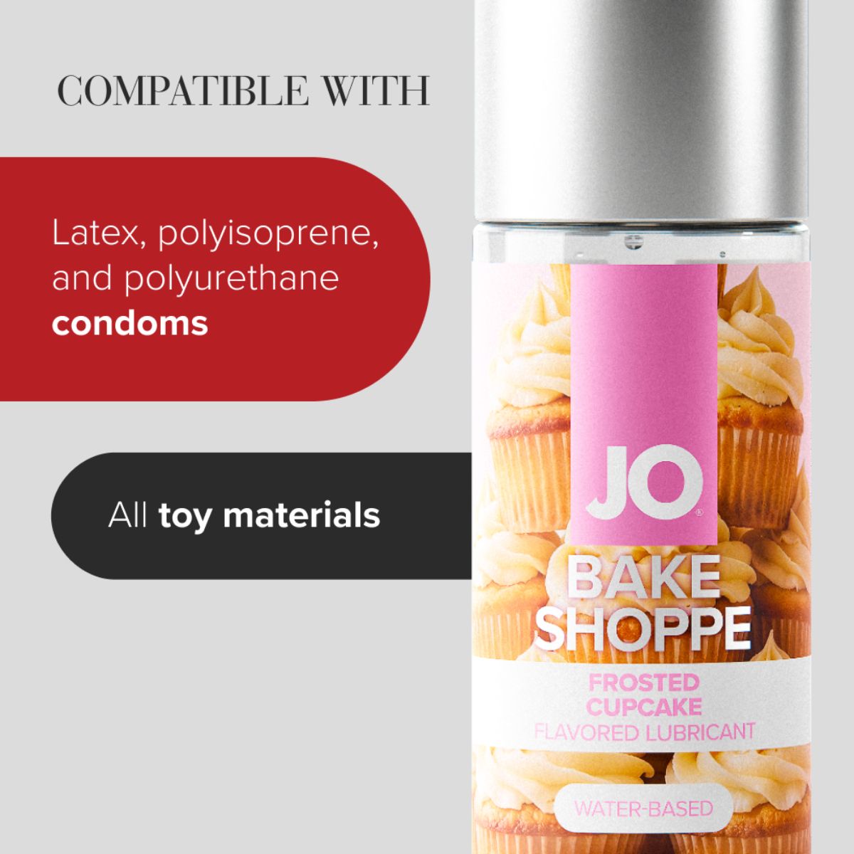JO - Bake Shoppe Frosted Cupcake Glijmiddel - 60ml - Afbeelding 4