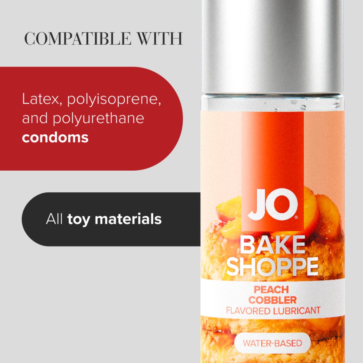 JO - Bake Shoppe Perziktaart Glijmiddel - 60ml - Afbeelding 3