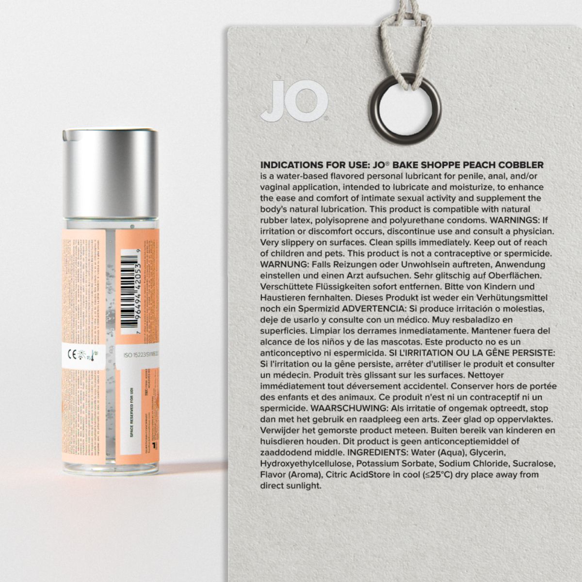 JO - Bake Shoppe Perziktaart Glijmiddel - 60ml - Afbeelding 6