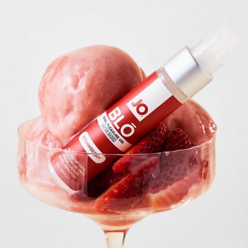 JO - BLŌ Oral Pleasure Gel Strawberry - 30ml foto 2
