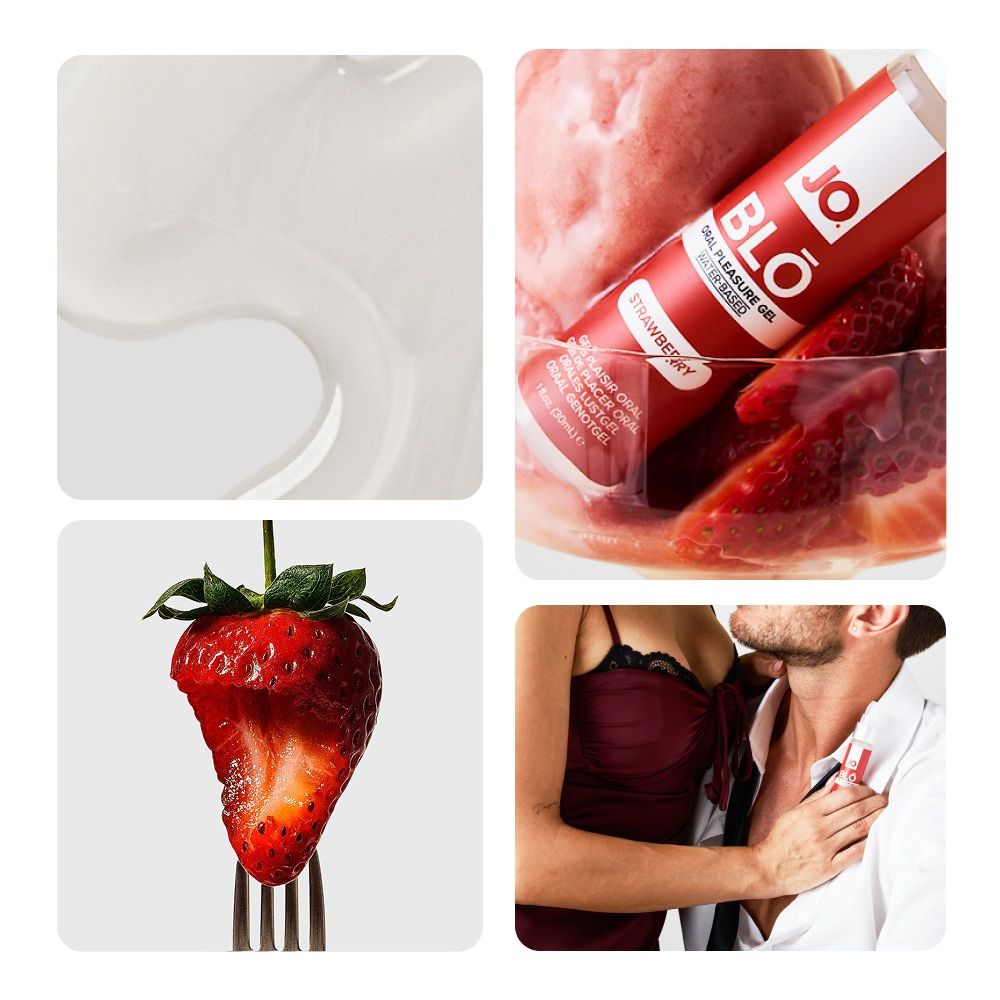 JO - BLŌ Oral Pleasure Gel Strawberry - 30ml foto 4