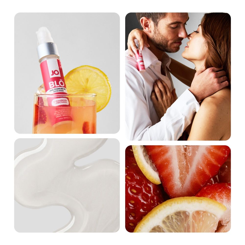 JO - BLŌ Oral Pleasure Gel Strawberry Lemonade - 30ml foto 4