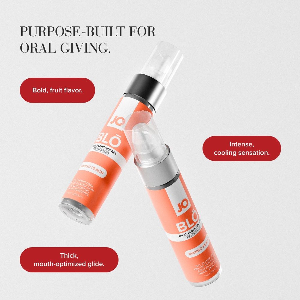 JO - BLŌ Oral Pleasure Gel Mango Peach - 30ml foto 3