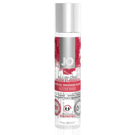 System JO - All-in-One Massage Lubricant - Warming & Silicone-Based