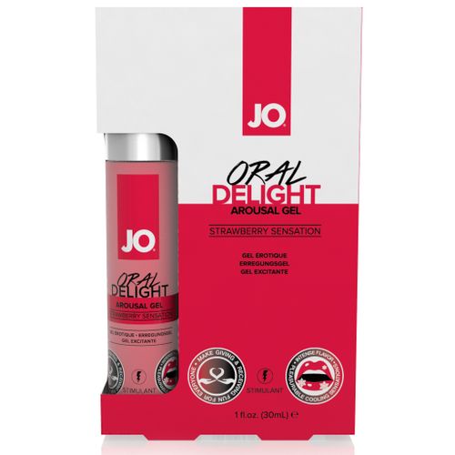 System JO - Oral Delight Stimulierendes Klitorisgel Erdbeere - 30 ml