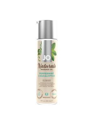 System JO - Naturals Massage Oil Peppermint En Eucalyptus - 120 ml