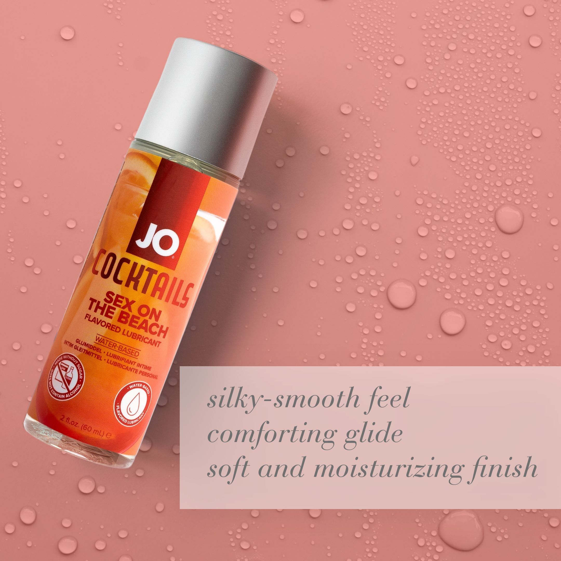 JO - H2O Glijmiddel Cocktails Sex on the Beach - 60 ml foto 3