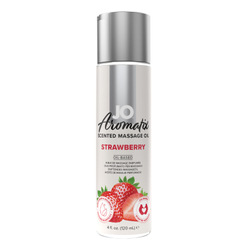 System JO - Aromatix Scented Massage Oil Strawberry -120 ml