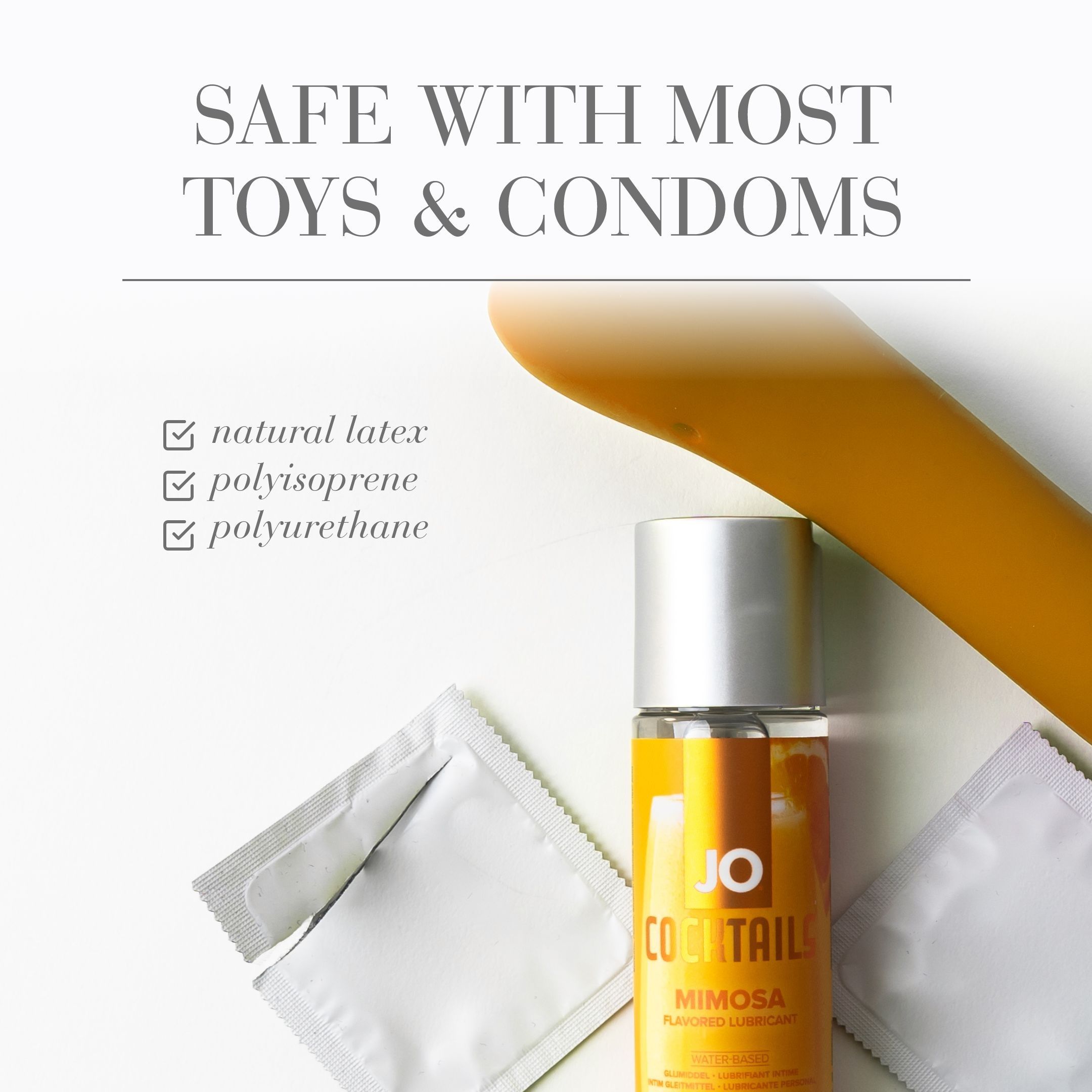 JO - H2O Glijmiddel Cocktails Mimosa - 60 ml foto 4
