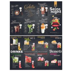 System JO - Cocktail Menu Brochure