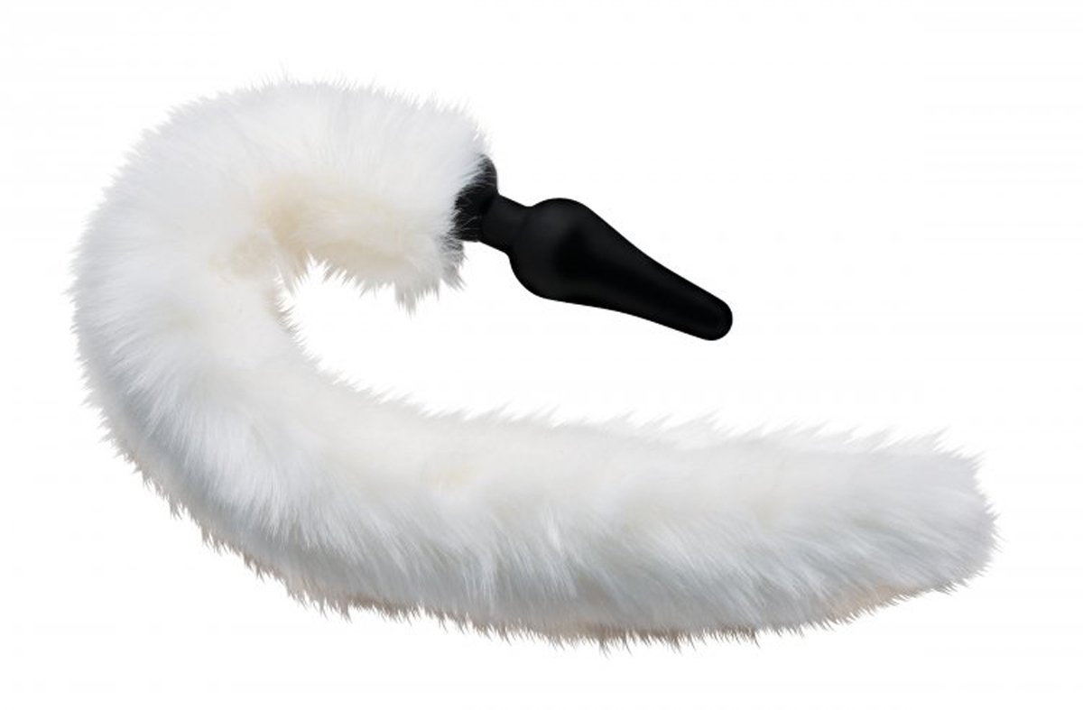 White Fox Buttplug & Haarband Set
