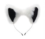 White Fox Buttplug & Haarband Set
